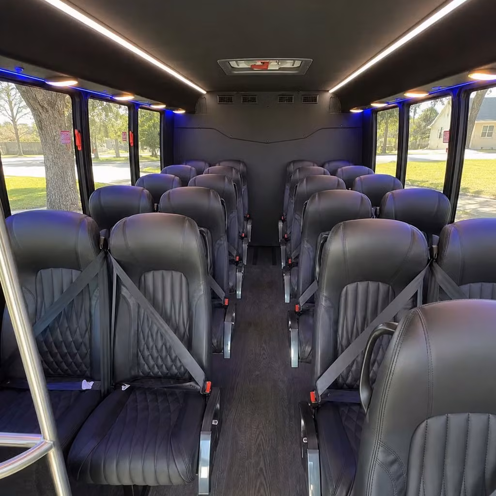 25 passenger minibus inside