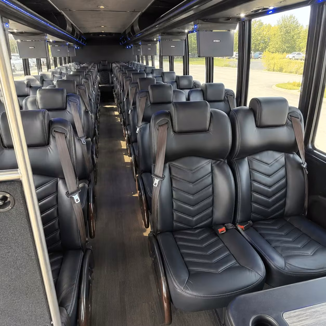 30 passenger minibus inside