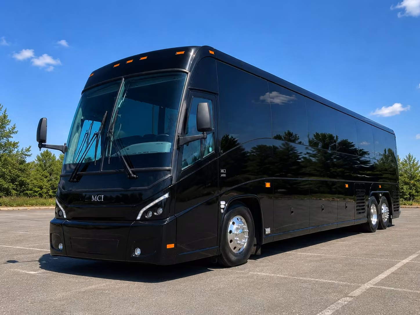 56 passenger charter bus