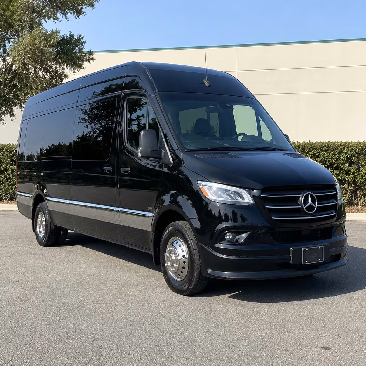 san mateo sprinter van rental with driver
